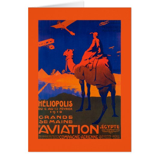 French Airline Promotional Poster (Front)