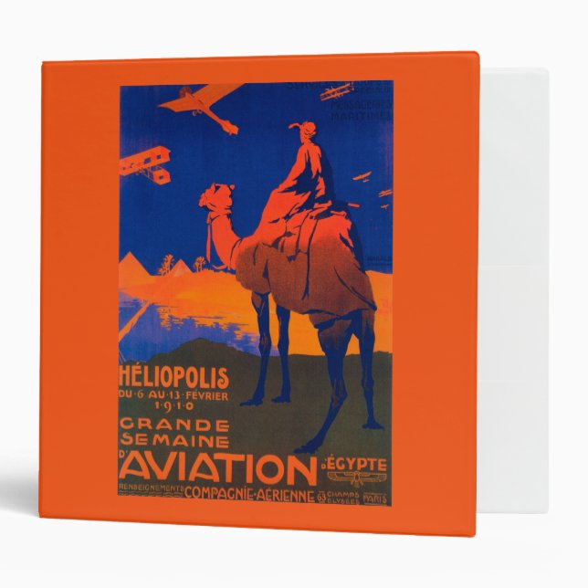 French Airline Promotional Poster Binder (Front/Inside)