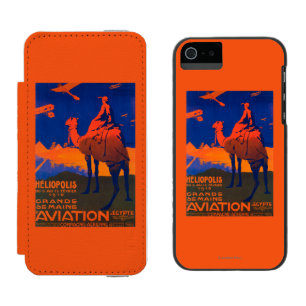 French Airline Promotional Poster iPhone SE/5/5s Wallet Case