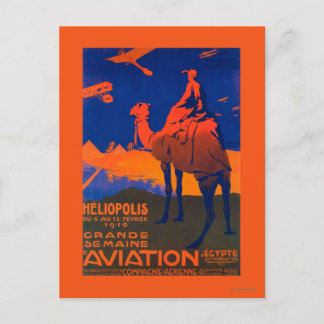 French Airline Promotional Poster Postcard