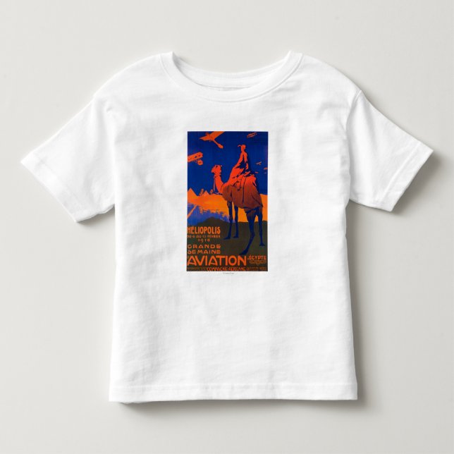 French Airline Promotional Poster Toddler T-shirt (Front)