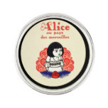 French Alice Book Cover Pin