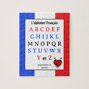 French Alphabet Kids Puzzle