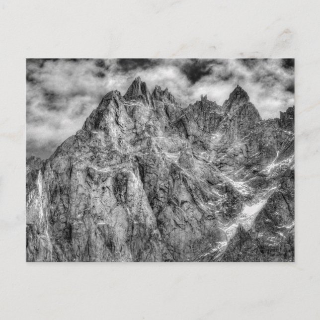 French Alps Chamonix  Holiday Postcard (Front)