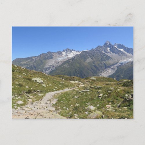 French Alps Chamonix Postcard