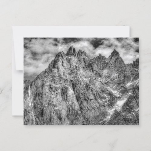 French Alps Chamonix  Postcard