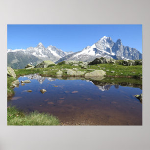 French Alps Chamonix Poster