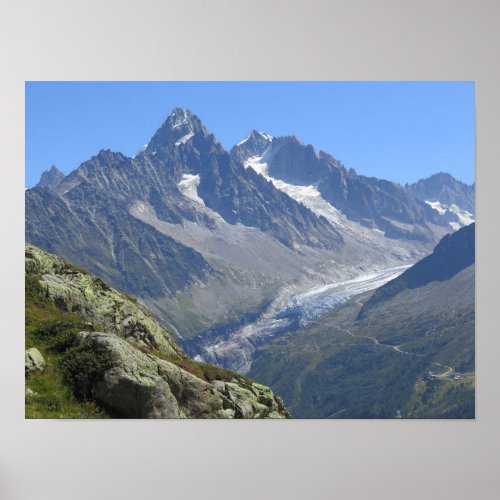 French Alps Chamonix Poster