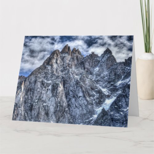 French Alps Chamonix Vista Card