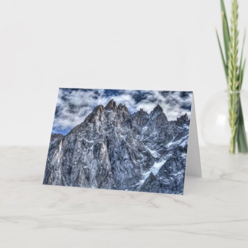 French Alps Chamonix Vista Card
