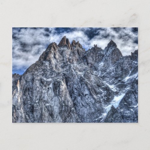 French Alps Chamonix Vista Holiday Postcard