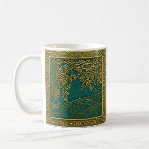 French Alps Gold Lemon Teal Shades Coffee Mug