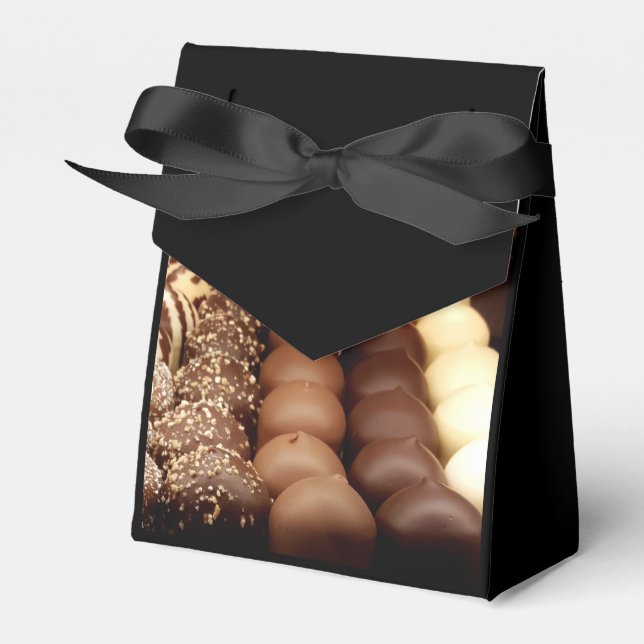 French Alsatian Chocolate Favor Boxes (Front Side)