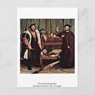 French Ambassador By Hans Holbein The Younger Postcard