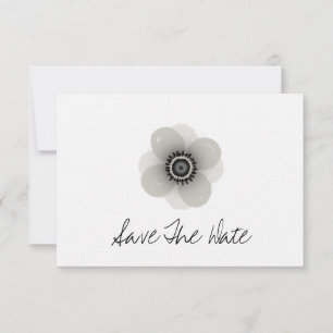 French Anemone Wedding Save The Date