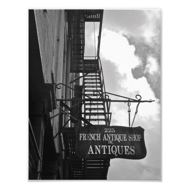 French antique shop sign (Front)