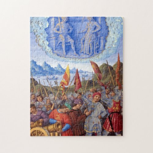 French Army Preparing For War Le Voyage de Gnes Jigsaw Puzzle