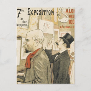 French Art Exhibit Postcard