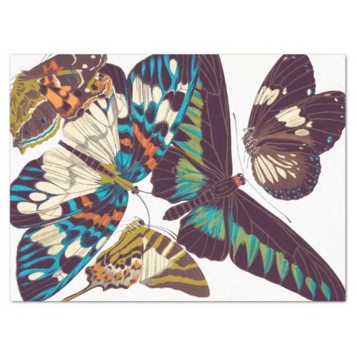 French Art Nouveau Butterflies Tissue Paper