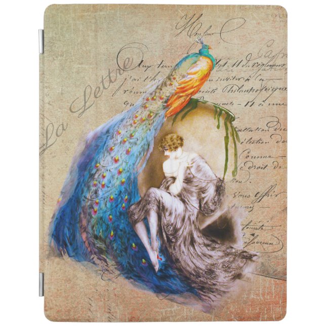French Art Nouveau ~ La Lettre iPad Smart Cover (Front)