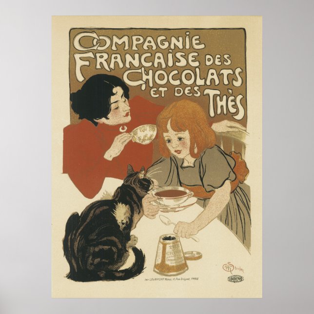 French Art Nouveau Posters - Chocolate (Front)