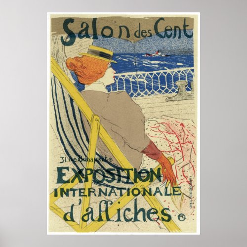 French Art Nouveau _ Salon des Cent Poster