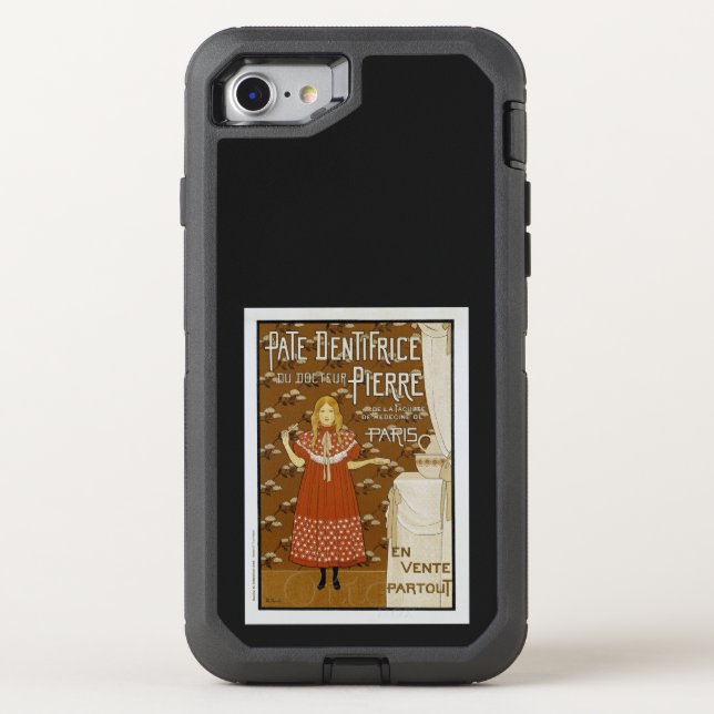 French Art Nouveau Toothpaste Ad Otterbox iPhone Case (Back)