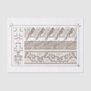 French Art Noveaux Design 1890 Decoupage Tissue Paper