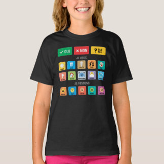 French Autism AAC Pointing Communication 02 T-Shirt