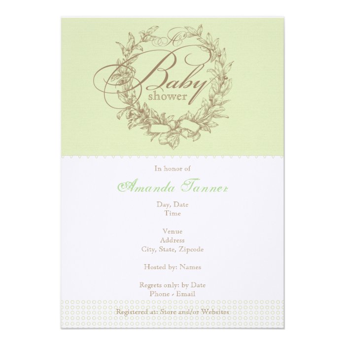 French Baby Shower Invitations 3