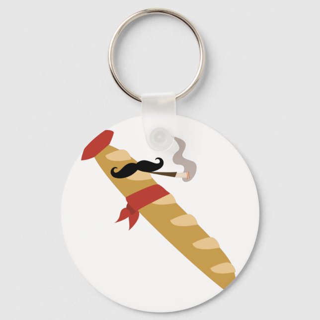 French Baguette Keychain (Front)