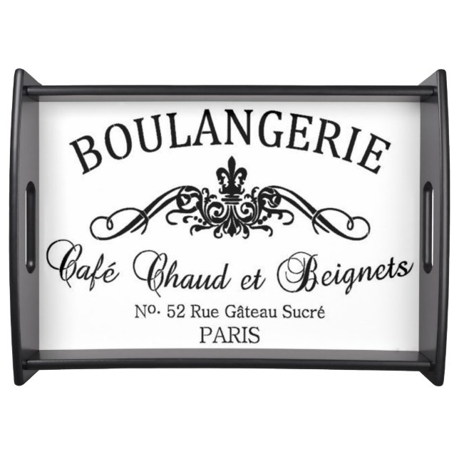French Bakery Advertisement Serving Tray (Front)
