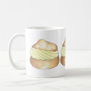 French Bakery Cream Puff Creampuff Pastry Mug