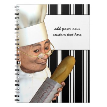 French Bakery Personalized Notebook by LaBoutiqueEclectique at Zazzle