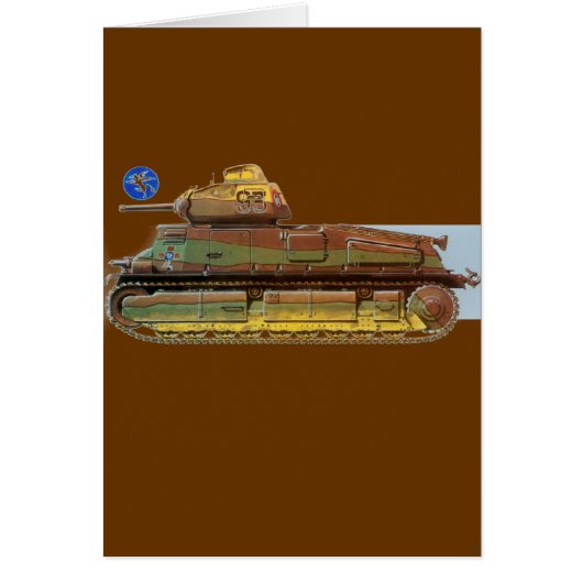 FRENCH BATTLE TANK CARDS (Front)