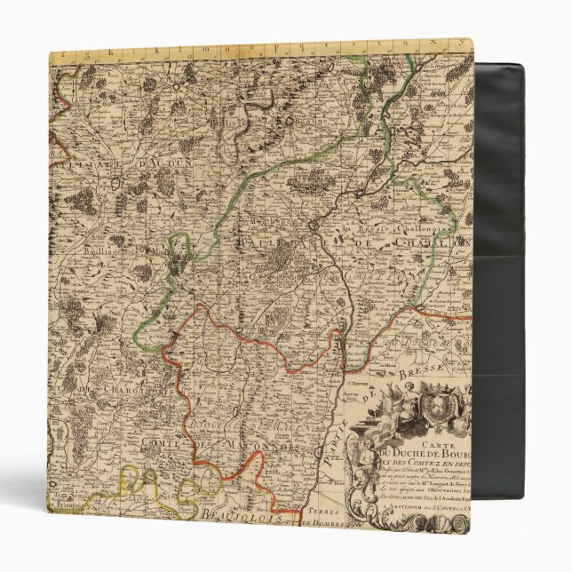 French battlefields and roads 3 ring binder (Front/Inside)