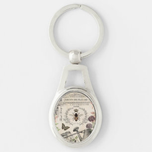 FRENCH BEE GARDEN KEYCHAIN