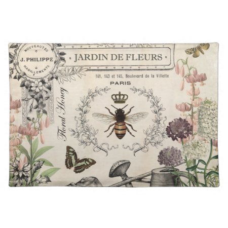 French Bee Garden Placemat