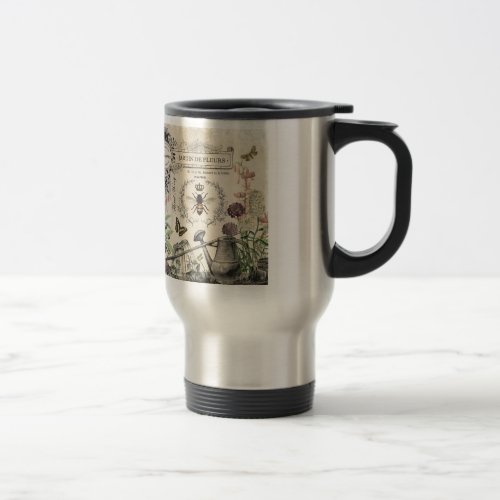 FRENCH BEE GARDEN TRAVEL MUG