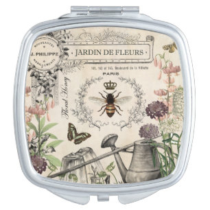 FRENCH BEE GARDEN VANITY MIRROR