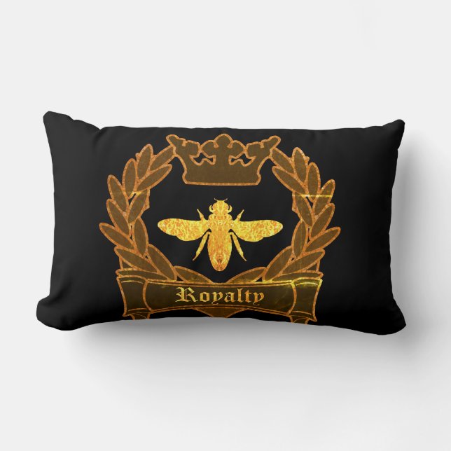 French Bee Lumbar Pillow (Front)