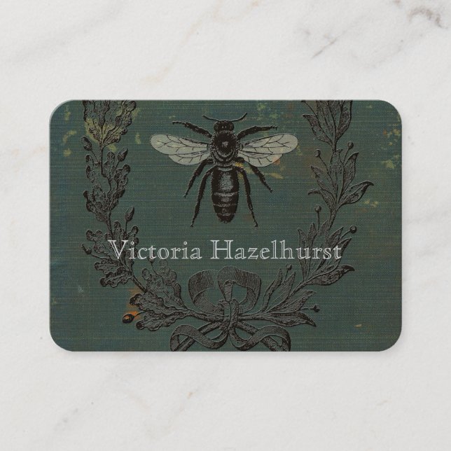 French Bee No. 6 Professional Business Card (Front)
