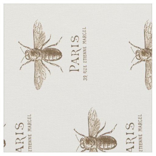 French Bee Paris Vintage Fabric