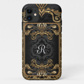 French Bella Elegant Boho Goth Chic Monogram iPhone 11 Case
