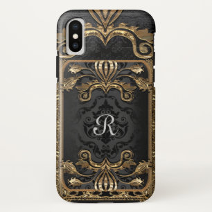 French Bella Elegant Boho Goth Chic Monogram iPhone XS Case