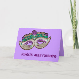 French Birthday Card