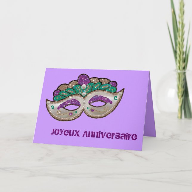 French Birthday Card (Front)