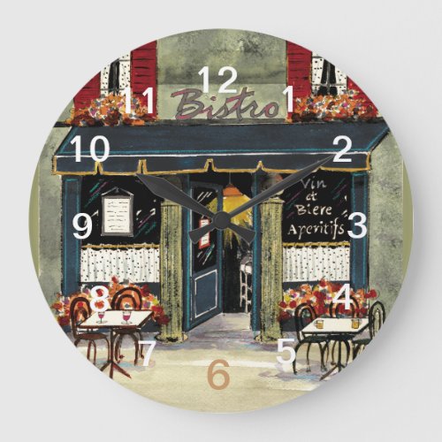 French Bistro wall clock