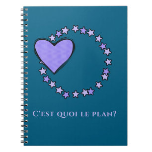 French Blue and Lavender Journalling Notebook