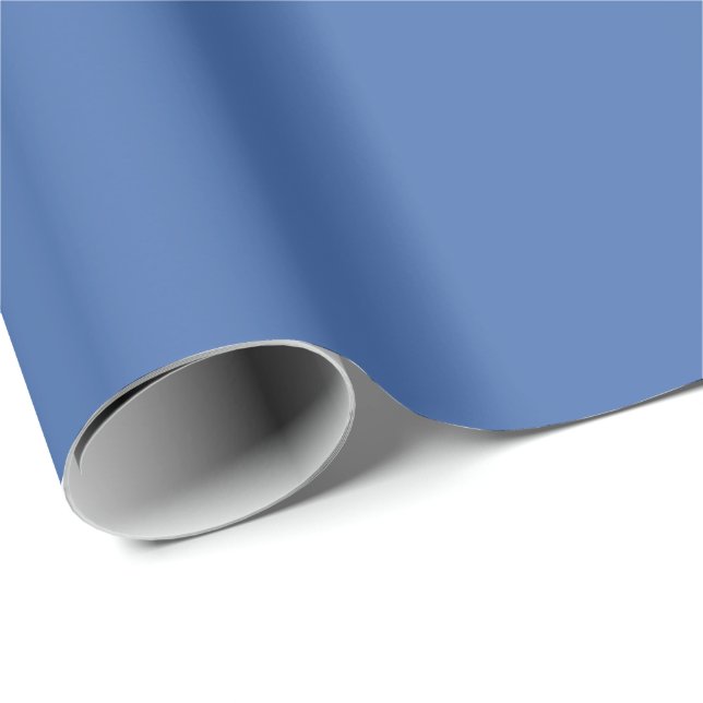 French Blue colored Wrapping Paper (Roll Corner)